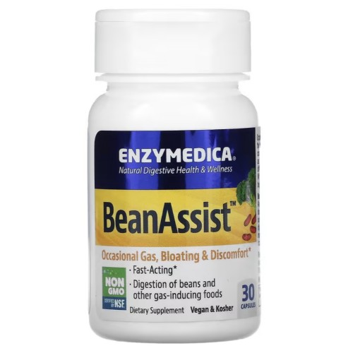 Enzymedica, BeanAssist, 30 капсул